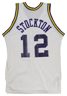 1984-86 John Stockton Game Used Utah Jazz Home Jersey 
